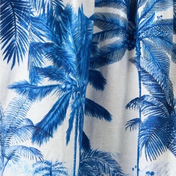 Farm Rio Palm Tree Beach Off-White Mini Dress NWT - Picture 8 of 15